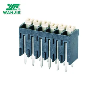 SMT high temperature pcb spring terminal block 3.5mm pitch WJ212V-THR-3.5