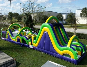 Course d'obstacle gonflable gonflable pour adultes, course de sport interactif, naturelle, meilleur <span class=keywords><strong>prix</strong></span>, 2020 - Product Image 1