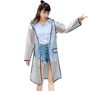 Promosyon moda açık su geçirmez EVA yağmurluklar kapaklı yağmurluk yetişkinler için - Product Image 2