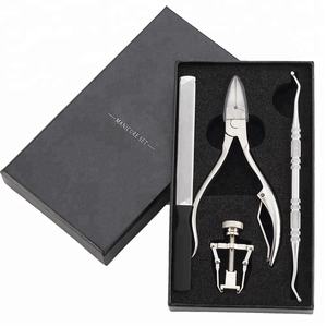 Profesión 4PCs Kit de uñas encarnadas Herramientas de pedicura portátiles Acero inoxidable Lima de uñas Lifter Corrector Essential Nail Clipper - Product Image 1