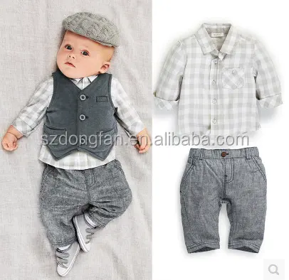 Ensemble de vêtements pour bébé garçon de 0 à 1 ans, tenue pour enfant de 1 à 2 ans, printemps et automne, vente en gros,