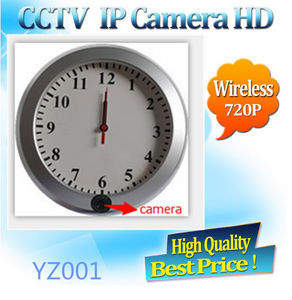 router inalámbrico de conexión de la cámara <span class=keywords><strong>estenopeica</strong></span> de ancho ángulo de reloj de pared yz001 - Product Image 1