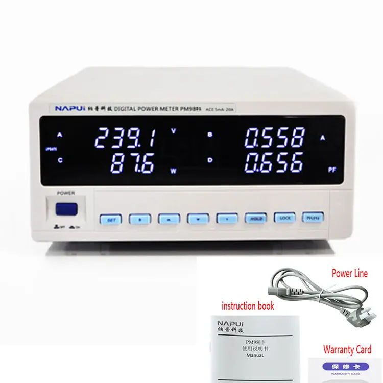 PM9801 AC Multifunction Electrical Parameter Test Digital Power Meter