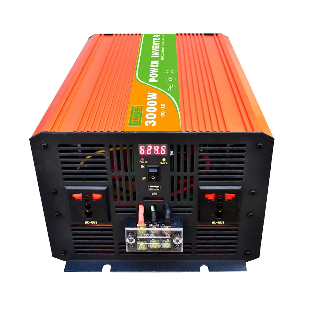 Inverter 12V 220V Pure Sine Wave 8000W 10000W DC 12V 24V 48V to AC 220V  Converter Solar Car Power Inverter Transformer Inversor (Color : 48V  12000W
