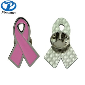 <span class=keywords><strong>Badge</strong></span> en métal en gros pour la lutte <span class=keywords><strong>contre</strong></span> <span class=keywords><strong>le</strong></span> <span class=keywords><strong>cancer</strong></span> du sein, ruban rose - Product Image 3
