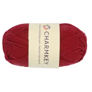Charmkey 100% cotton Anti-bacteria hand knitting pure cotton crochet yarn in stock for weaving