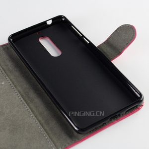 Ốp Dạng Ví Lật Da Pu Sọc MOQ Nhỏ Dành Cho Nokia 6 5 3 2 1X6 2018 X30 G60 C31 G400 G11 Plus C200 - Product Image 4