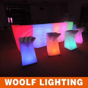 Moderne bonne qualité led en plastique en plein air haute top <span class=keywords><strong>bar</strong></span> tables - Product Image 3