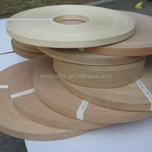 Chapa de madera con bandas de borde NATURAL