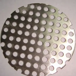 Plaques métalliques en acier inoxydable, 2 mètres, perforées