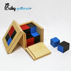 Di alta qualità sussidio <span class=keywords><strong>didattico</strong></span> montessori legno sussidi cubatura <span class=keywords><strong>materiale</strong></span> per homeschool Z12015F - Product Image 2