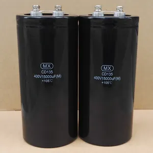 Condensateur 500V 2200uF, borne à vis condensateur électrolytique en aluminium 500V 2200MFD