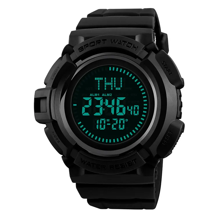 Skemi New Concept 5tam Waterproof Compass Watch Digital In Wristwatch For Men