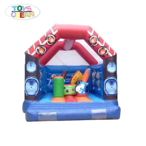 2022 Thiết Kế Mới Inflatable Jungle Bounce House Lâu Đài Cho Thuê Thương Mại Sử Dụng Cho Trẻ Em