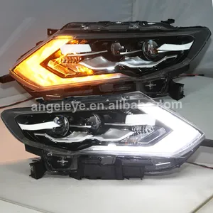 For NISSAN X-Trail Rogue LED Head Light 2017-2019 Year Black Housing LD