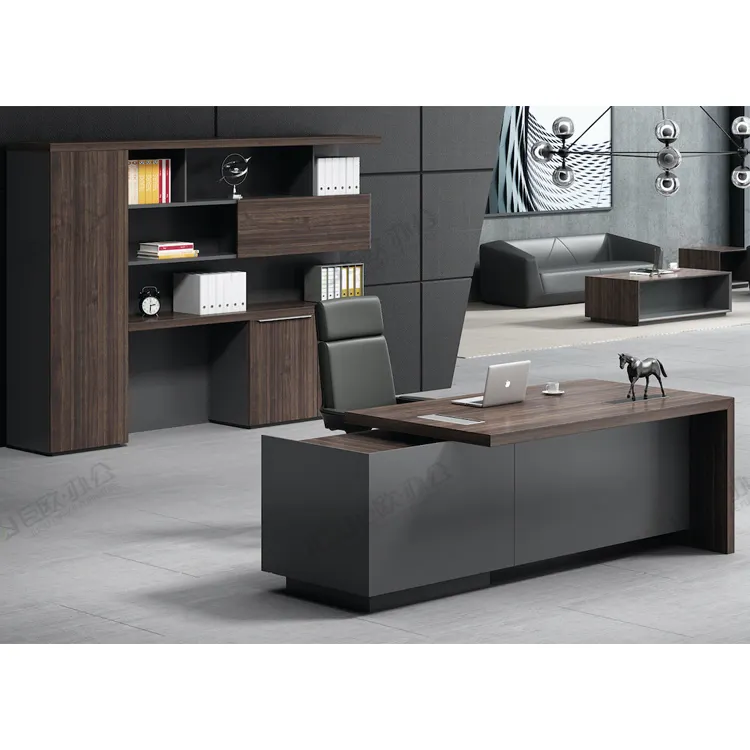 Modern Design Ceo Boss Manager Executive Office Desk For Wood Office Furniture