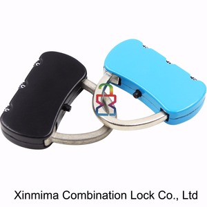 Voyage alliage <span class=keywords><strong>code</strong></span> de verrouillage <span class=keywords><strong>pour</strong></span> les bagages combinaison 3 chiffres mot de passe mini valise cadenas - Product Image 4