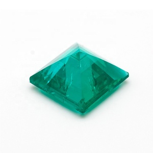 Loose אמרלד חן כיכר צורת צעד לחתוך סינטטי אמרלד - Product Image 6