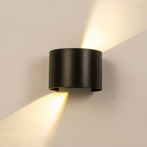 Applique murale led <span class=keywords><strong>design</strong></span> demi-cercle étanche 6/12W éclairage extérieur avec prix direct usine luminaires appliques lampe applique - Product Image 3