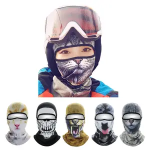 Masker Ski Wajah Penuh Keselamatan Pm2.5 Sepeda Motor Kustom