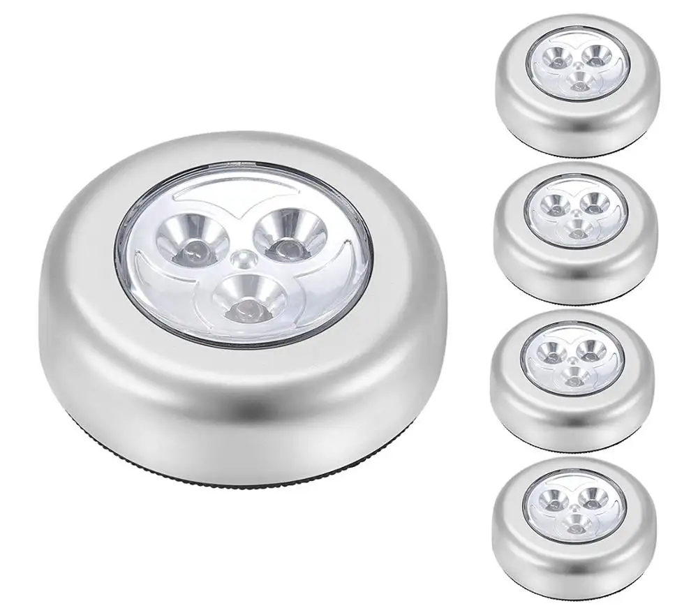 Amazon interruptor de Control de luces táctiles pequeñas con 3 Led a pilas, la mejor luz de lámpara sensible al toque Mini touch Stick, luces led Push