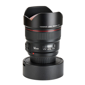 YN14mm F2.8 AF MF التركيز البؤري التلقائي فائقة زاوية واسعة عدسة رئيس 14 مللي متر ل 5D مارك الثالث الرابع 6D 700D 80D 70D DSLR كاميرا