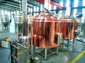 Steam Heating Beer Brew House 1000L 1000 Liter 10HL Mini <strong>Brewery</strong> Equipment Small Beer Brewing Equipment Turnkey Project - Product Image 5