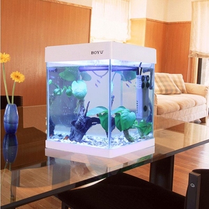 Boyu alta calidad al por mayor cleair acuáticos acuario peces Betta Tailandia Tanque de vidrio - Product Image 5