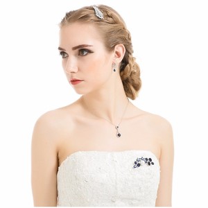 Forme Teemi gros Top qualité plaqué rhodium Fleur Zircon Pavée femmes Dress Fashion Party Boucles d'oreilles Cubic Bijoux de mar - Product Image 6