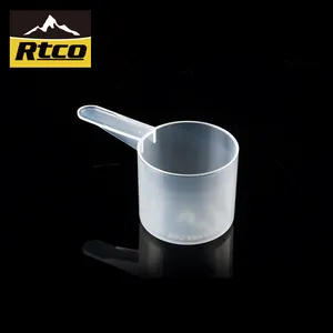 Plastic Scoops RTCO Protein Plastic Scoop With Long Handle Heat Resistant