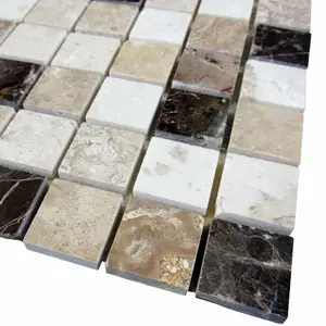 Sale Classical Style Wall Floor Tie Marble Mosaic Mixed Color Tile Interior Wall Background