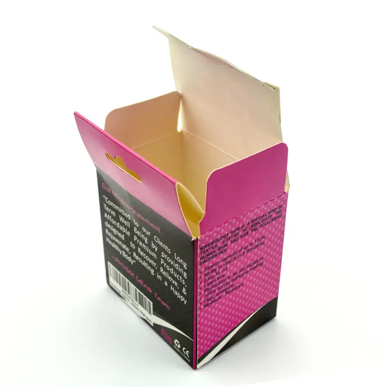 400G Paper Card Packaging Boxes For Kinesiology Tape
