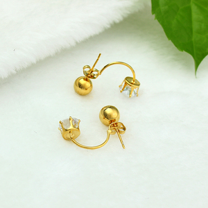 Fashion Design 18k Gold Plated <strong>Earrings</strong> <strong>Tops</strong> - Product Image 3