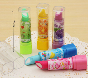 Fashion Anak Lucu Lipstik Berbentuk Karet Penghapus dengan Buah Beraroma untuk Sekolah Kembali Hadiah - Product Image 3