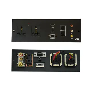 带电源和USB母对母壁多电源板插座的JS-WP301