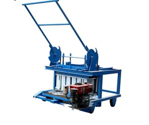 In movimento Del Motore Diesel QCM4-30 Uovo Strato Solido Cava di Cemento macchina del Blocco In Calcestruzzo Maker Macchina Per La Costruzione di Casa - Product Image 3