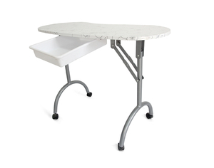 <span class=keywords><strong>Table</strong></span> de <span class=keywords><strong>manucure</strong></span> portable et <span class=keywords><strong>pliable</strong></span> avec tiroir en ABS - Product Image 2