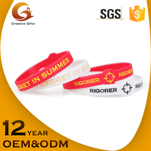 Alta calidad al por mayor precio de fábrica personalizada <span class=keywords><strong>Egipto</strong></span> pulsera de silicona - Product Image 5