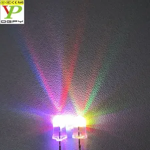 2-دبوس rgb led 7 اللون الثنائيات/متغير اللون led الثنائيات/تغيير لون ضوء صمامات باعثة للضوء