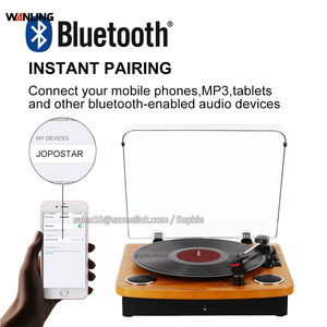 Reproductor de discos lp, <span class=keywords><strong>tocadiscos</strong></span> de vinilo <span class=keywords><strong>con</strong></span> BT, el <span class=keywords><strong>mejor</strong></span> gramófono - Product Image 4