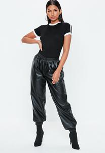 Maglietta in bianco e nero da <span class=keywords><strong>donna</strong></span> <span class=keywords><strong>Slim</strong></span> Fit t-Shirt in cotone con stampa logo personalizzata - Product Image 2