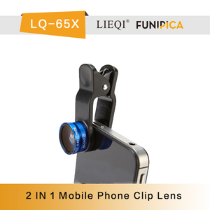 0.65X <span class=keywords><strong>objetivo</strong></span> gran angular de 2 en 1 Tablet PC lente Clip Universal con 6X lente <span class=keywords><strong>Macro</strong></span> - Product Image 3