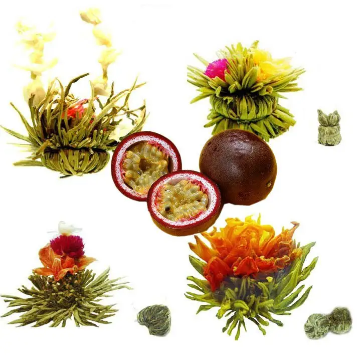 Passion Fruit Flavor Blooming Tea、Flower Tea Ball、Fruit Flavor