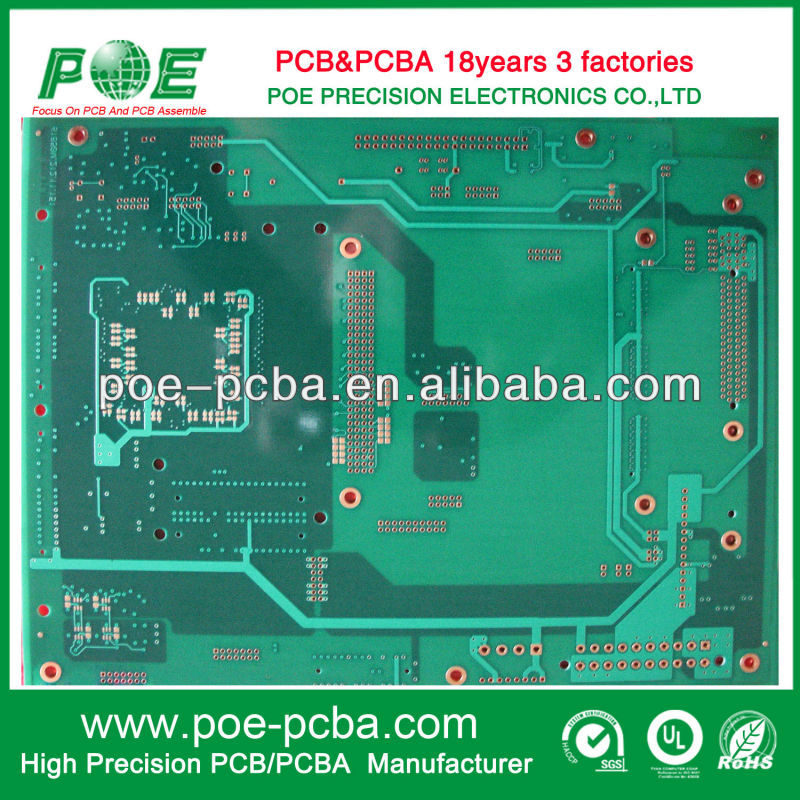 многослойных телекоммуникационных 8 слоев pcb