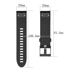 สายนาฬิกาสำหรับ <span class=keywords><strong>Garmin</strong></span> Fenix 5S,สายนาฬิกาซิลิโคนแบบนิ่มสำหรับเปลี่ยน <span class=keywords><strong>Garmin</strong></span> Fenix 5S - Product Image 4