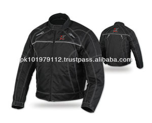 Veste de moto de course Cordura conçue sur mesure taille XL avec protections approuvées CE étiquettes et tailles de patchs de broderie - Product Image 2