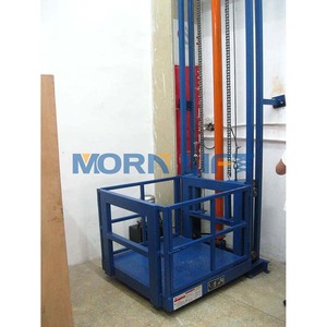 Disesuaikan kapasitas beban 300kg <span class=keywords><strong>Lift</strong></span> kargo vertikal hidrolik untuk hotel dan toko cetak - Product Image 1