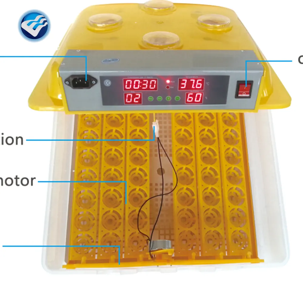 Yize 48 Mini Incubadora de Ovos de Galinha Para Incubação 8 12-21120 Ovos Totalmente Automático de Controle de Temperatura-12 Anos