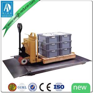 Ultra Low Profile <span class=keywords><strong>3</strong></span> Tonnen 6600 Pfund elektronische Waage 48x48 "LED-Anzeige 1g OEM anpassbare Boden palette Versand waage - Product Image 6