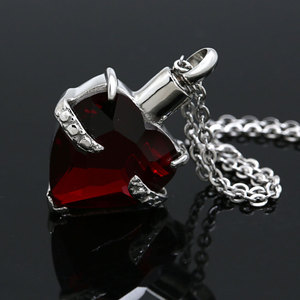 <span class=keywords><strong>Pendentif</strong></span> d'urne de cendres en cristal, bijoux de crémation en acier inoxydable marlaire, <span class=keywords><strong>pendentif</strong></span> Ruby en forme de cœur - Product Image 4
